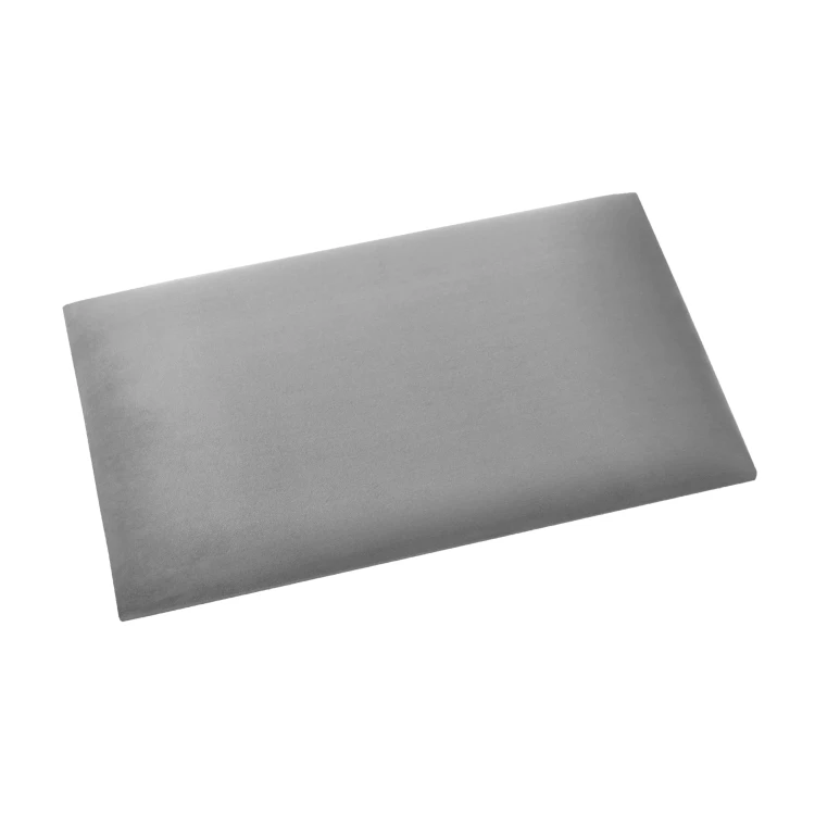 Čalúnený nástenný panel 3D 50x30 sivý