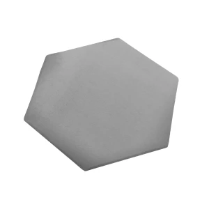 Čalúnený nástenný panel 3D Honeycomb 35x45 sivý