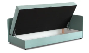 Jednolôžková posteľ s kontajnerom Hirek 90x200 Mäta