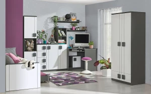 Závesná polica 80 cm Gumi G5 Antracit