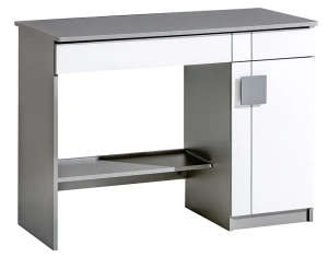 Stôl 110 cm Gumi G6 biely/antracitový