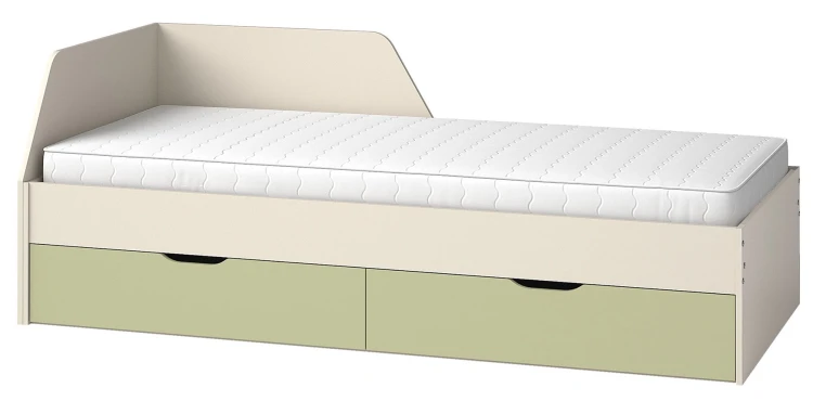 Posteľ 90x200 s matracom Melo ME9 Cashmere Avocado