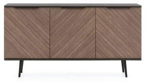 Komoda do obývačky Pinelli 150 cm PN-01 Čierny grafit/Captains Deck