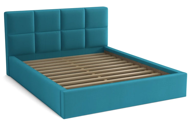 Posteľ s boxom 160x200 - Aljaška tyrkysová