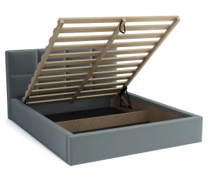 Posteľ s boxom 160x200 - Aljaška tyrkysová