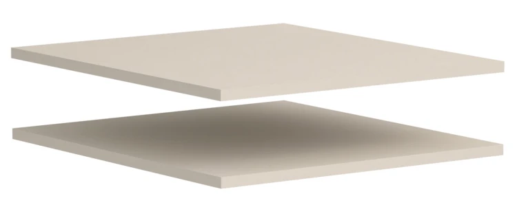 Prídavné police 50 cm pre modulovú šatníkovú skriňu Foxen Cashmere