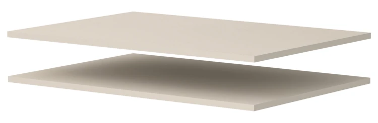 Prídavné police 80/100 cm pre modulovú skriňu Foxen Cashmere