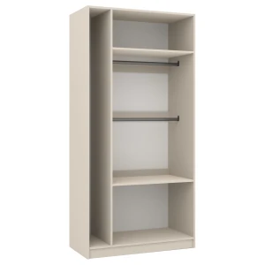 Otvorená šatníková skriňa 100 cm pre modulovú skriňu Foxen Cashmere