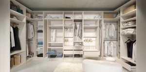 Otvorená šatníková skriňa 100 cm pre modulovú skriňu Foxen Cashmere