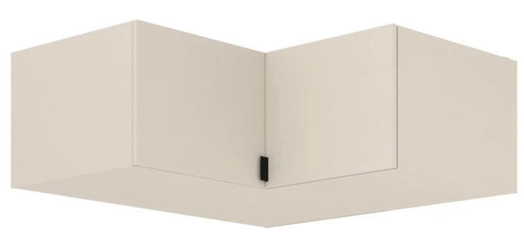 Čelo rohového nadstavca 50 cm pre modulovú skriňu Foxen Cashmere
