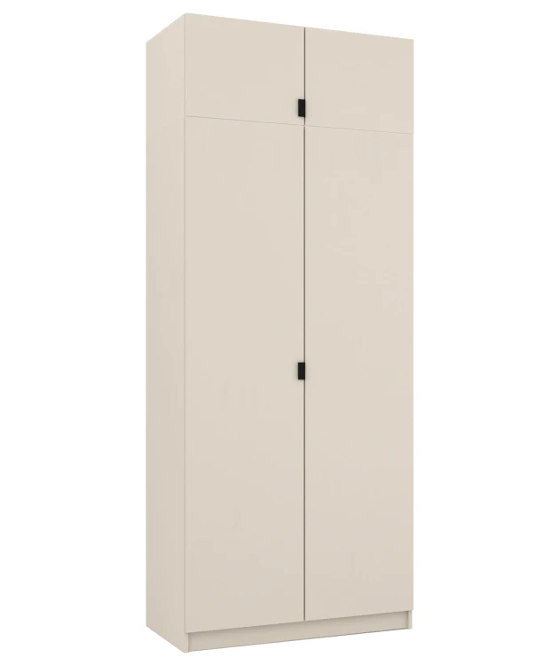 Šatníková skriňa Foxen Cashmere 100 cm s nadstavcom k modulárnej šatni Foxen Cashmere