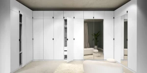 Šatníková skriňa s otvoreným nadstavcom 80 cm pre modulárny šatník Foxen Bílá