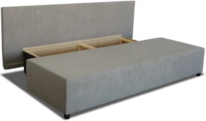 Pohovka s funkciou spania TANIA 2 Sivá