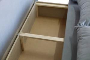 Pohovka s funkciou spania TANIA 2 Sivá