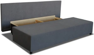 Pohovka s funkciou spania TANIA 3 Graphite