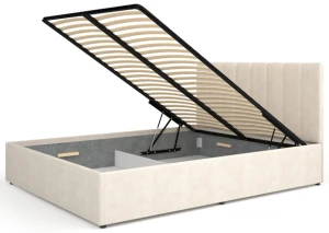 Manželská postel60x200 Mossa MO12 Krémová