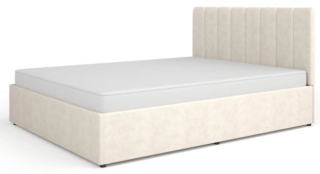Manželská postel s matrací60x200 Mossa MO12 Krémová