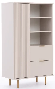 Regál do obývačky Nubia R1D2SZ Cashmere