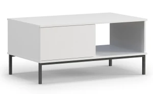 Konferenčný stolík do obývačky Querty Biela