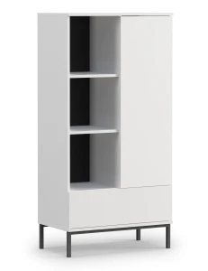 Regál do obývačky Querty Biela