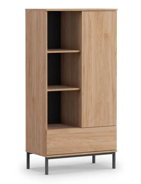Regál do obývačky Querty Hickory