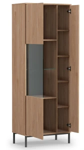 Vitrína do obývačky Querty Hickory