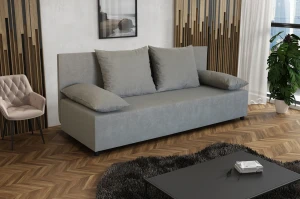 Pohovka s funkciou spania TANIA 2 Sivá