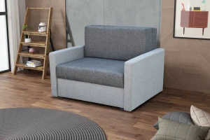 Skladacie kreslo Tedi 1 Sivá/grafitová