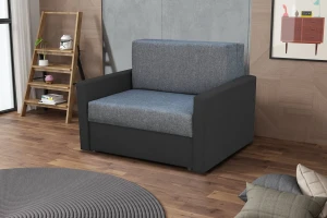 Skladacie kreslo Tedi 1 Čierny/Gray