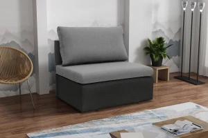 Jednolôžková rozkladacia pohovka Toledo Šedá/Antracite