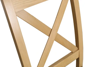 Čalúnená krížová stolička dub Artisan/tyrkysová