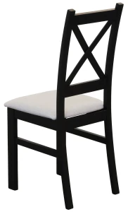Set 2x čalúnené stoličky KRZ čierna/béžová