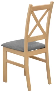 Set 2x čalúnené stoličky KRZ dub Artisan/sivá