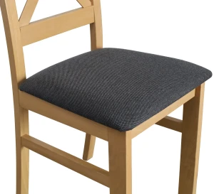 Jedálenský set 100x70 Dub Artisan s 2 stoličkami Dub Artisan/Čierna M010-2