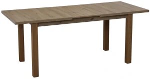 Súprava rozkladacieho stola 150/190x80 dub Artisan so 4 stoličkami dub Artisan/tyrkysová M015-4