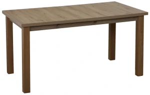 Súprava rozkladacieho stola 150/190x80 dub Artisan so 6 stoličkami Artisan/čierna M018-6