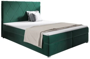 Kontinentálna posteľ Marcus 180x200 zelená