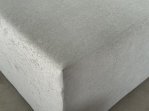 Jednolôžková čalúnená posteľ SENIVA 90x200 sivá