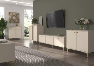 Komoda s zásuvkami Sakai 1 2F 2S T826 Béžová