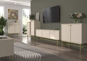 Dvojdverová komoda Sakai 3 2F T812 Béžová