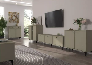 Komoda s zásuvkami Sakai 1 2F 2S T826 Eukalyptus