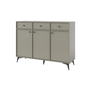 Komoda s tromi dverami a tromi zásuvkami Sakai 1 3F 3S T827 Eukalyptus