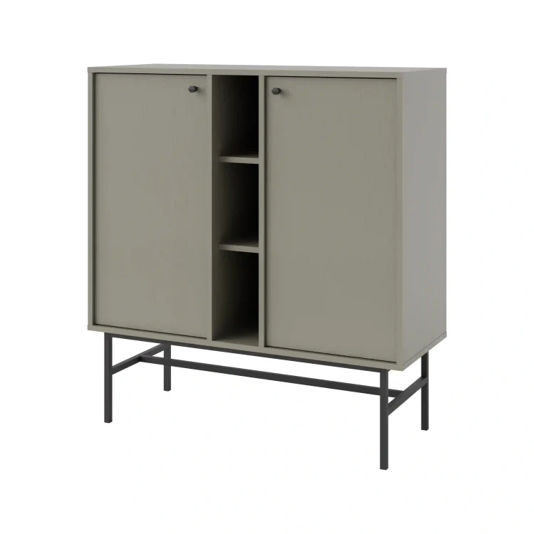 Dvojdverová komoda Sakai 3 2F T822 Eukalyptus