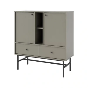 Komoda s dvoma dverami a dvoma zásuvkami Sakai 3 2F 2S T825 Eukalyptus
