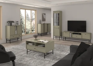 Trojdverová komoda Sakai 3 3F T823 Eukalyptus