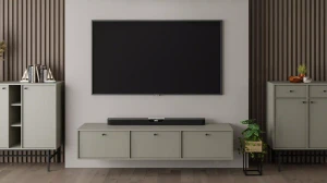 Závesná RTV skrinka Sakai 4 3K T303 Eukalyptus