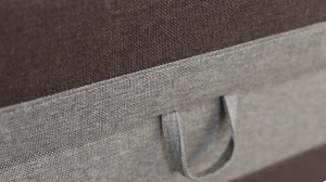 Jednolôžková posteľ s úložným priestorom Hirek Eko 80x200 Hnedá/Béžová