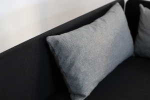 Jednolôžková posteľ s úložným priestorom Hirek Eko 90x200 Čierna/Sivá