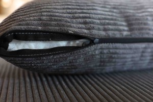 Rozkladacia pohovka Lunera 2 manšester ružová