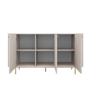 Komoda do obývačky s tromi dvierkami Flana 830 3F Béžová